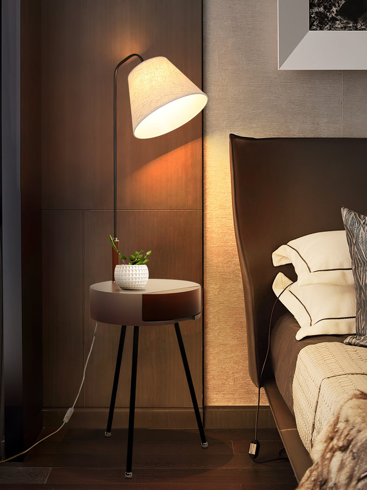 Perch Shelf Floor Lamp