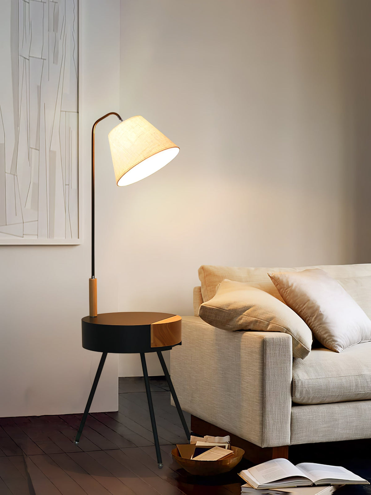 Perch Shelf Floor Lamp