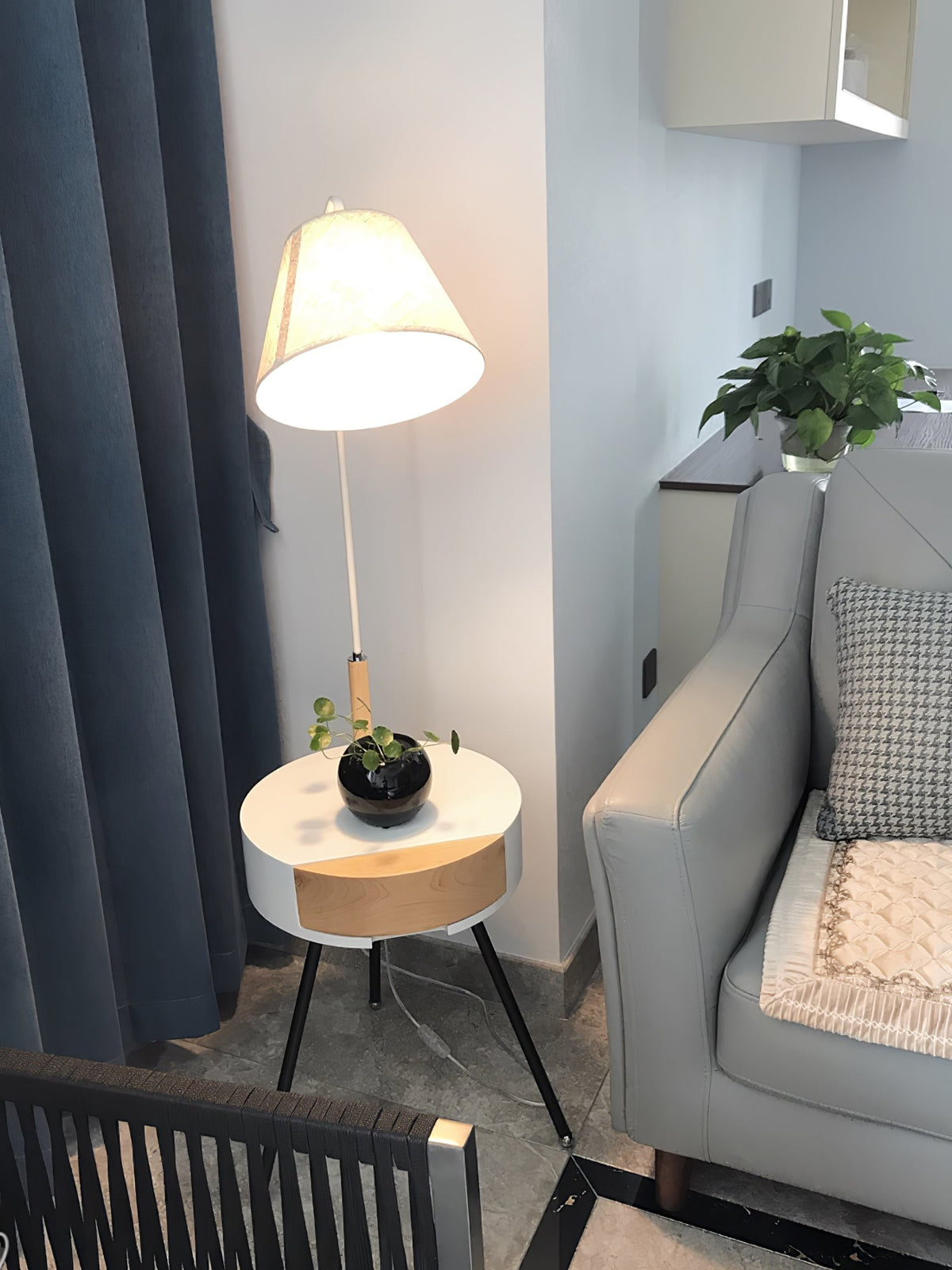 Perch Shelf Floor Lamp