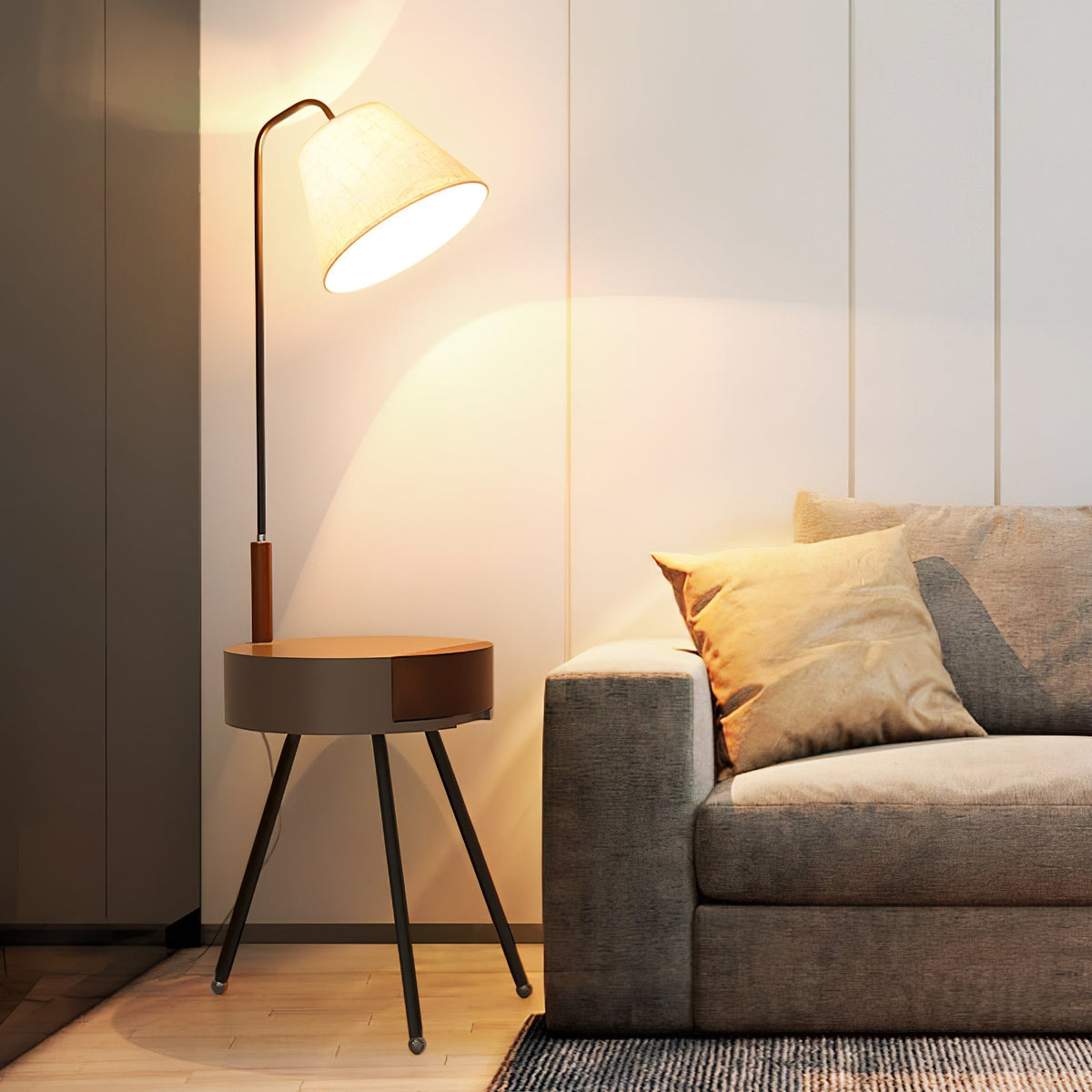 Perch Shelf Floor Lamp