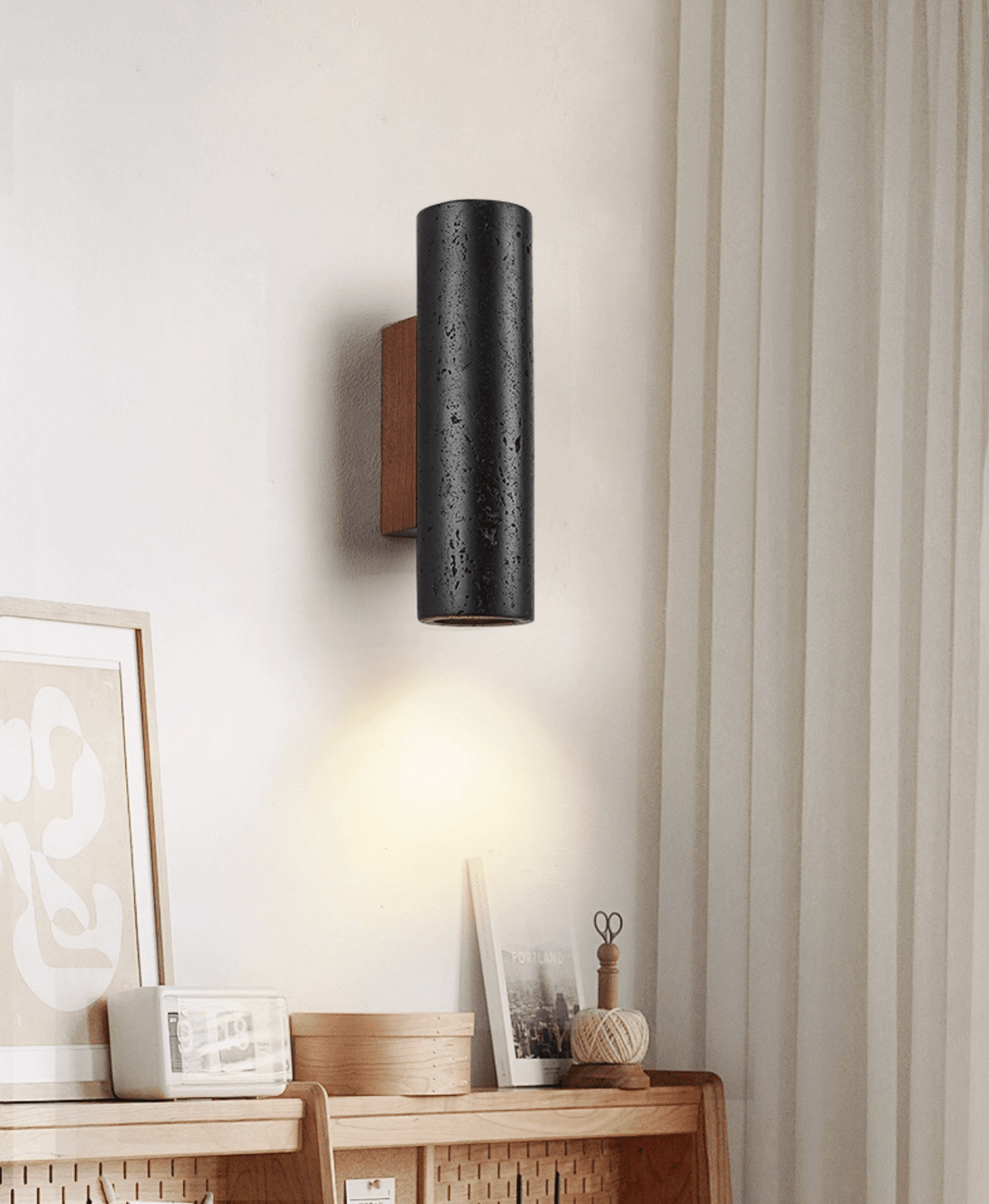 Basalt Column Wall Light