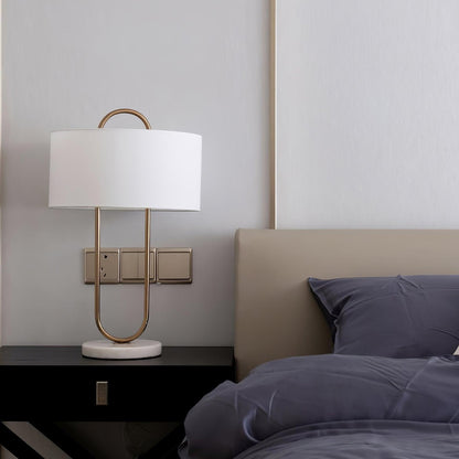 Loop Linen Table Lamp