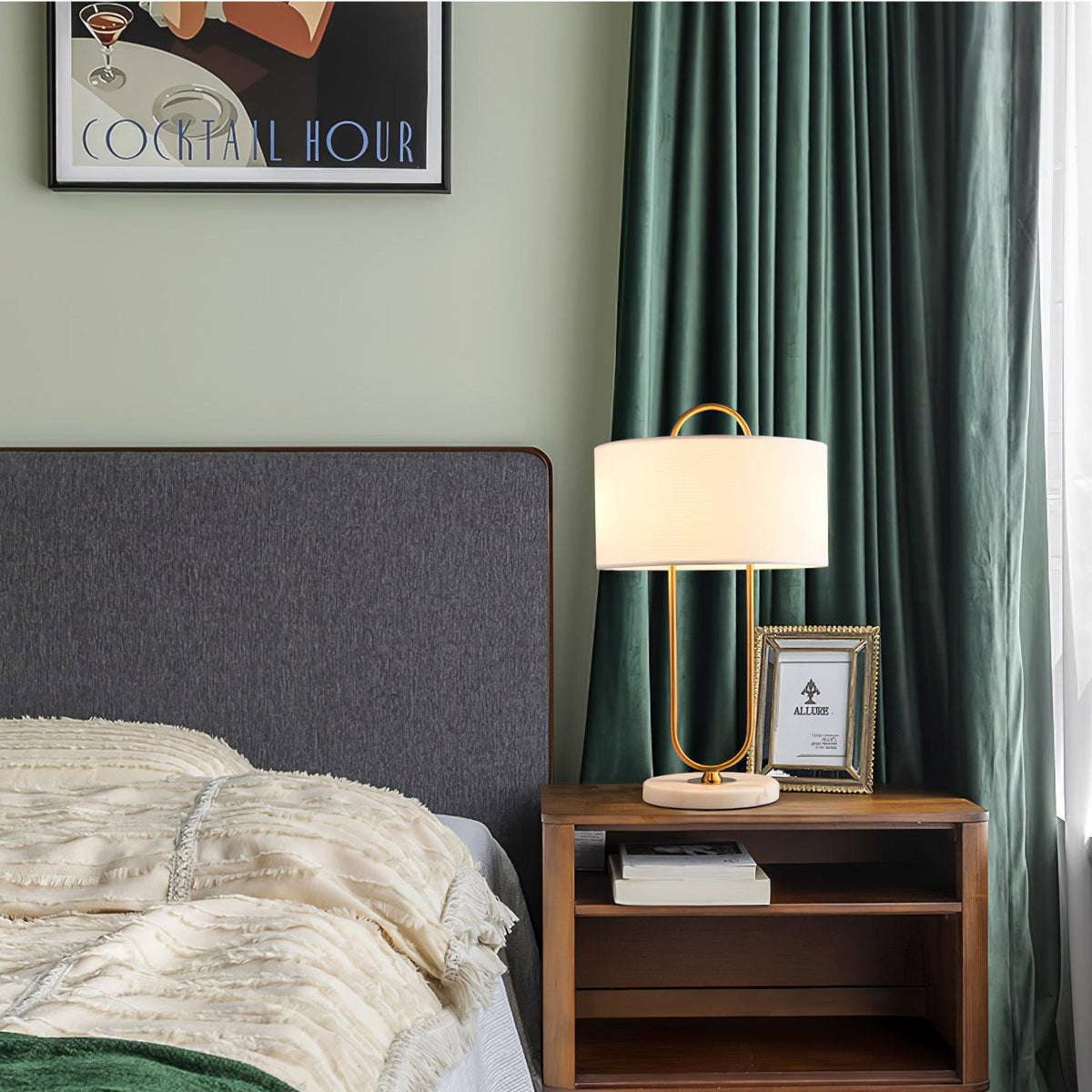 Loop Linen Table Lamp