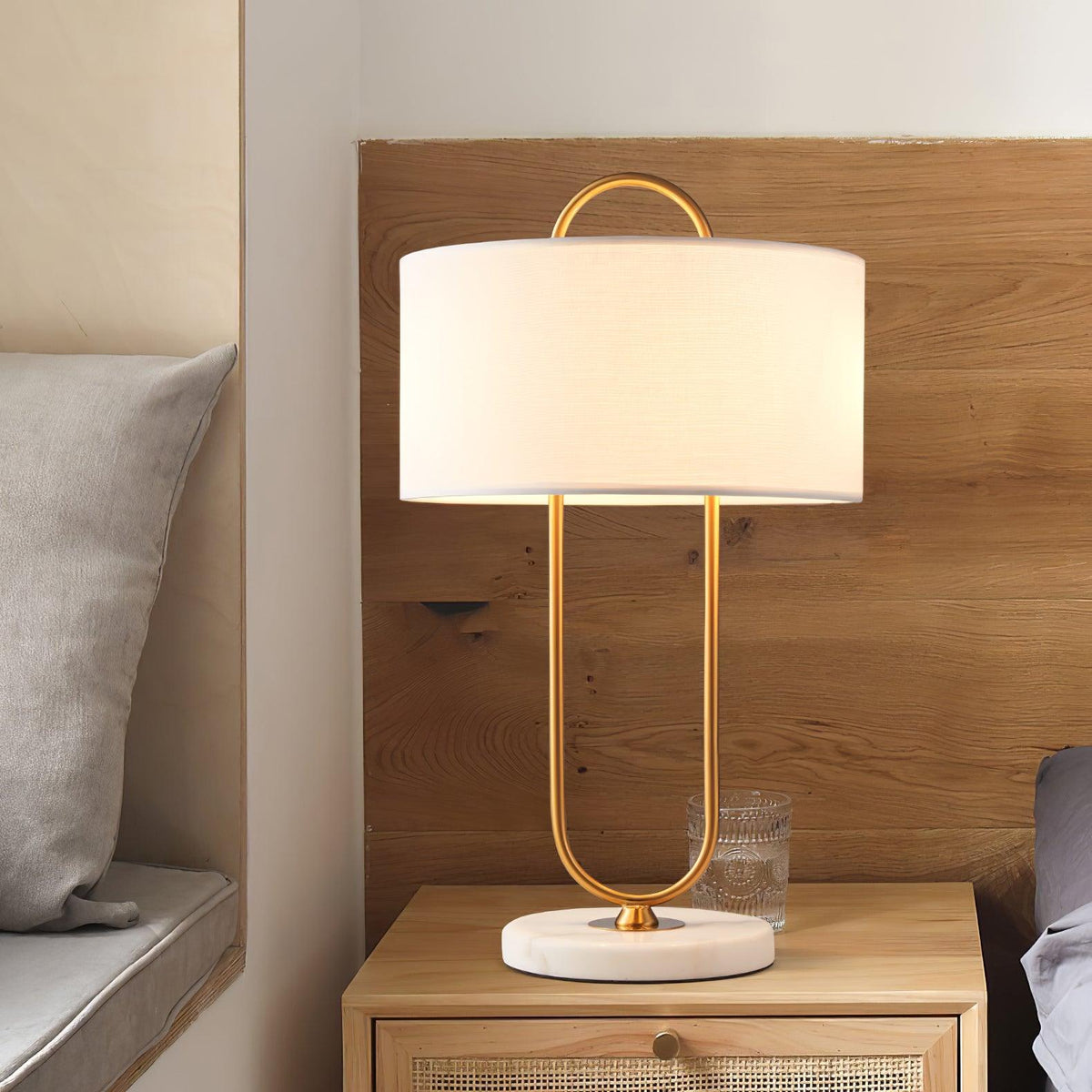 Loop Linen Table Lamp