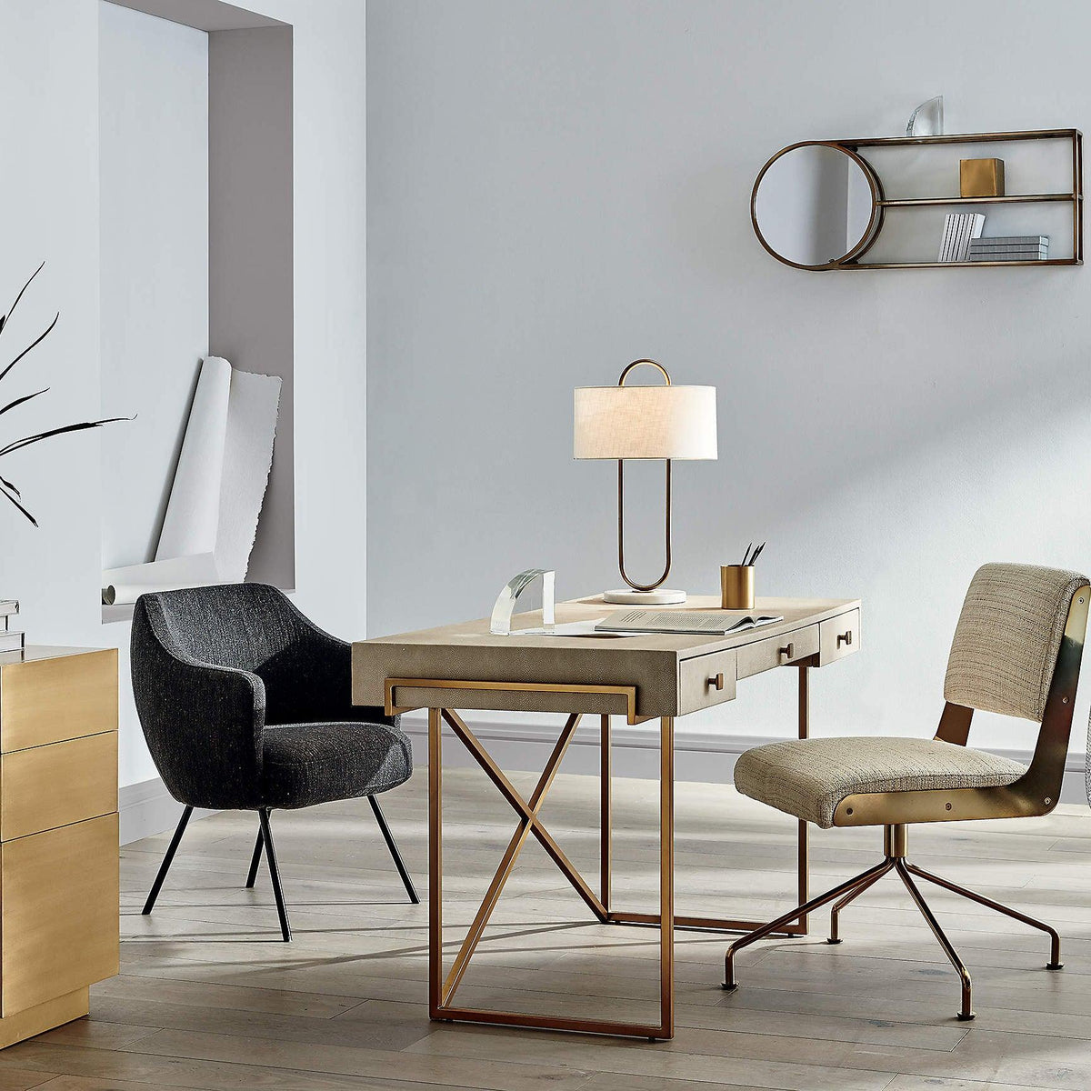 Loop Linen Table Lamp