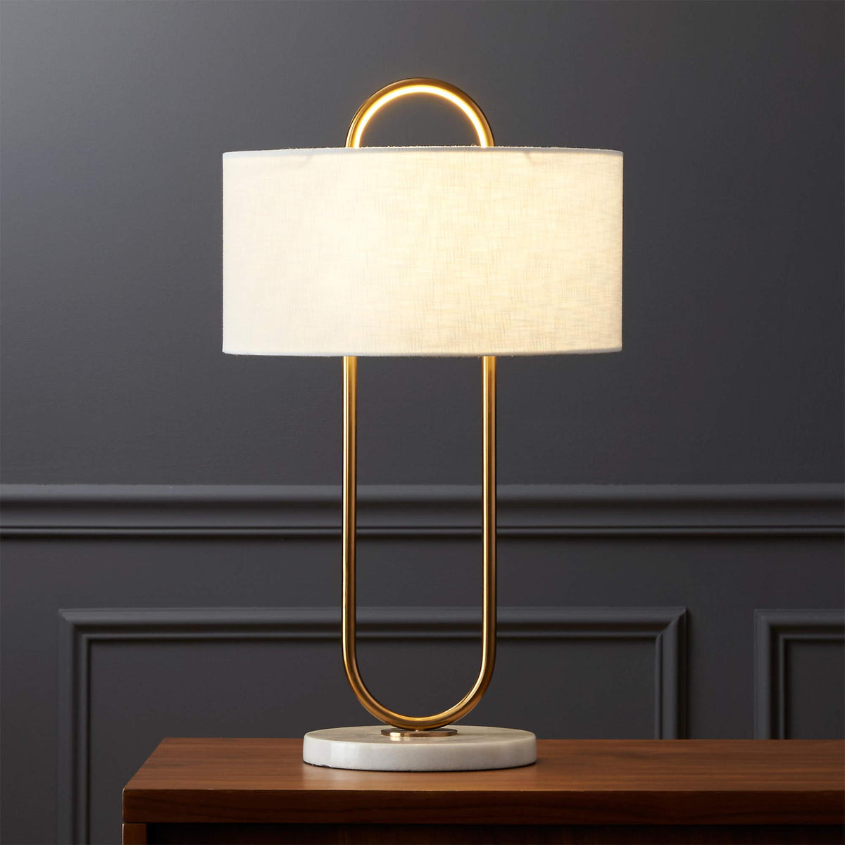 Loop Linen Table Lamp