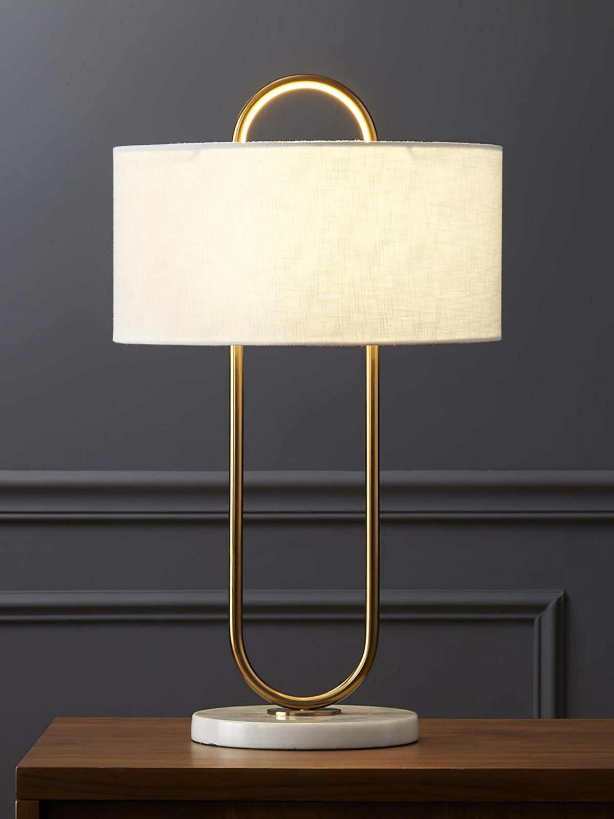 Loop Linen Table Lamp