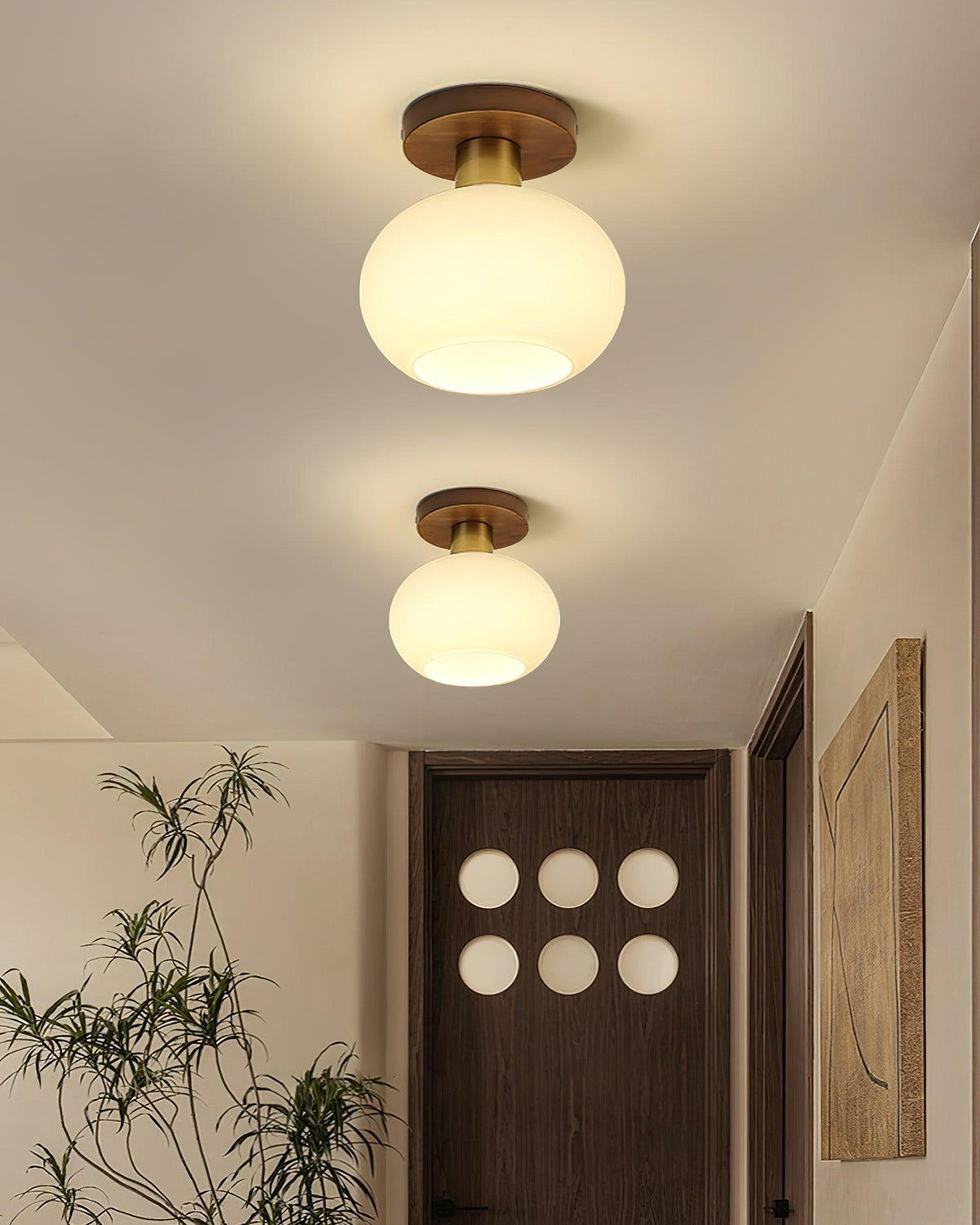 Still Globe Ceiling Light