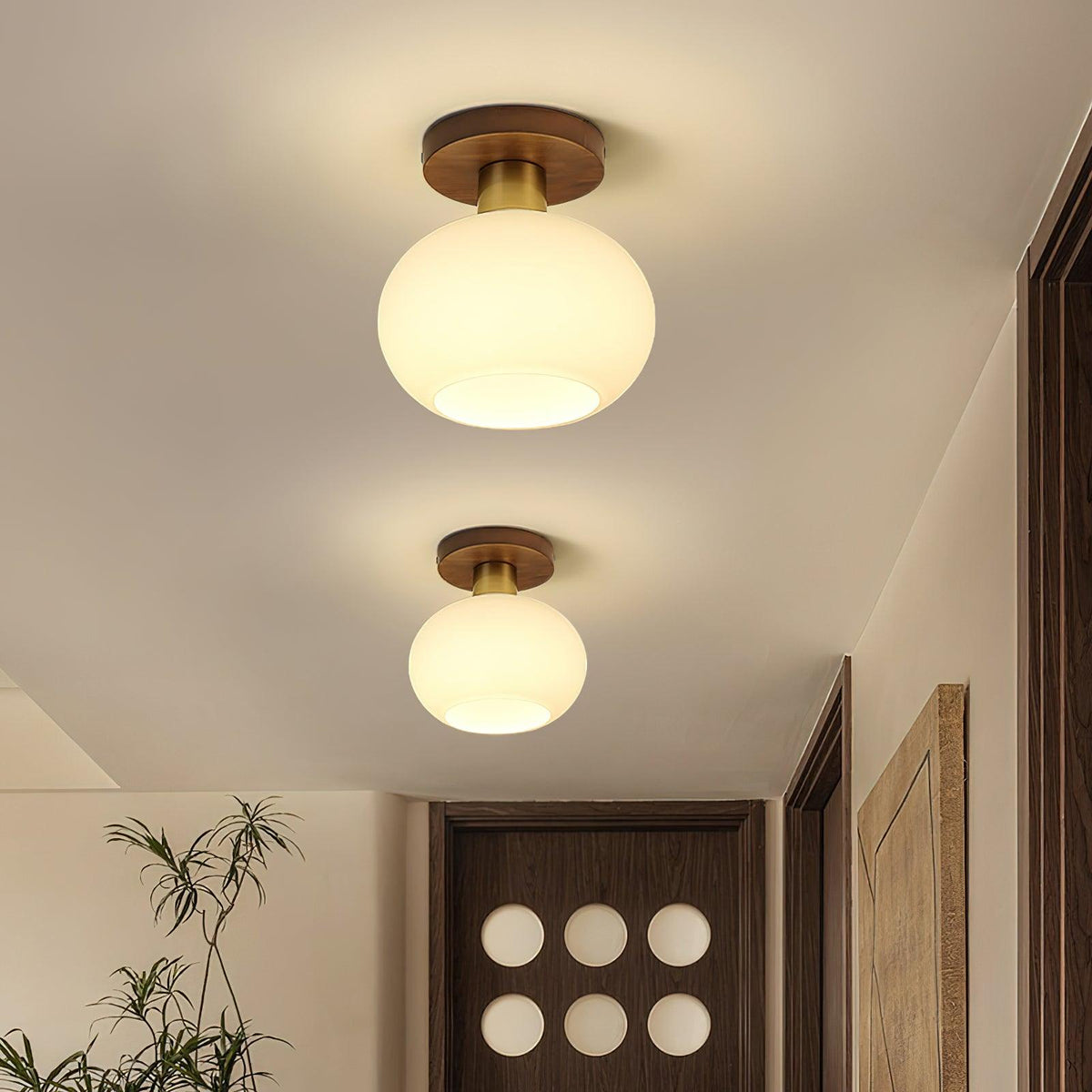 Still Globe Ceiling Light