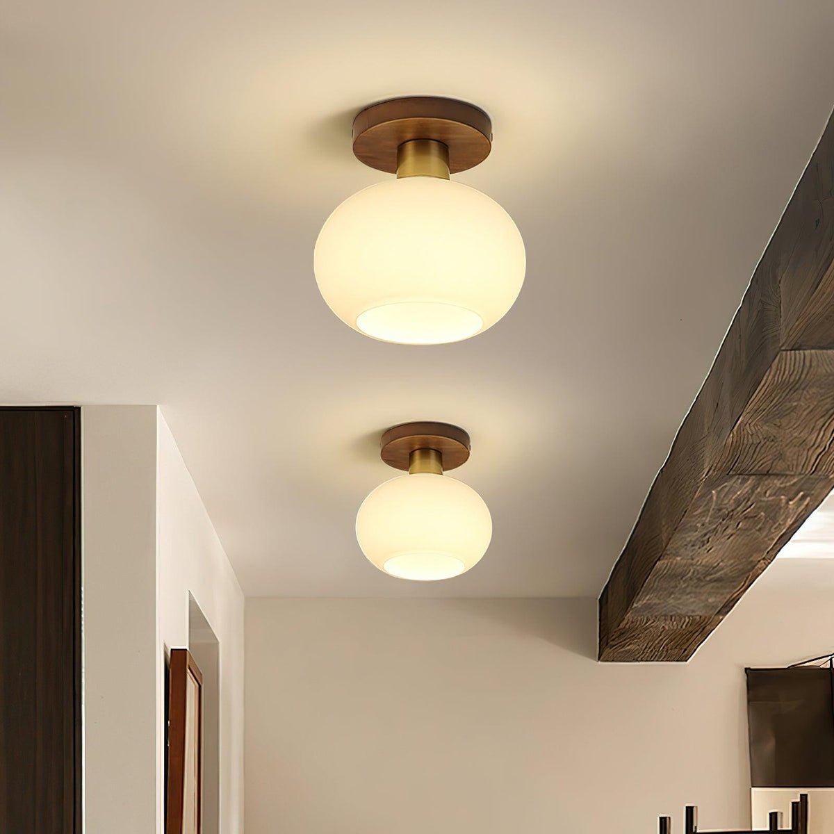Still Globe Ceiling Light