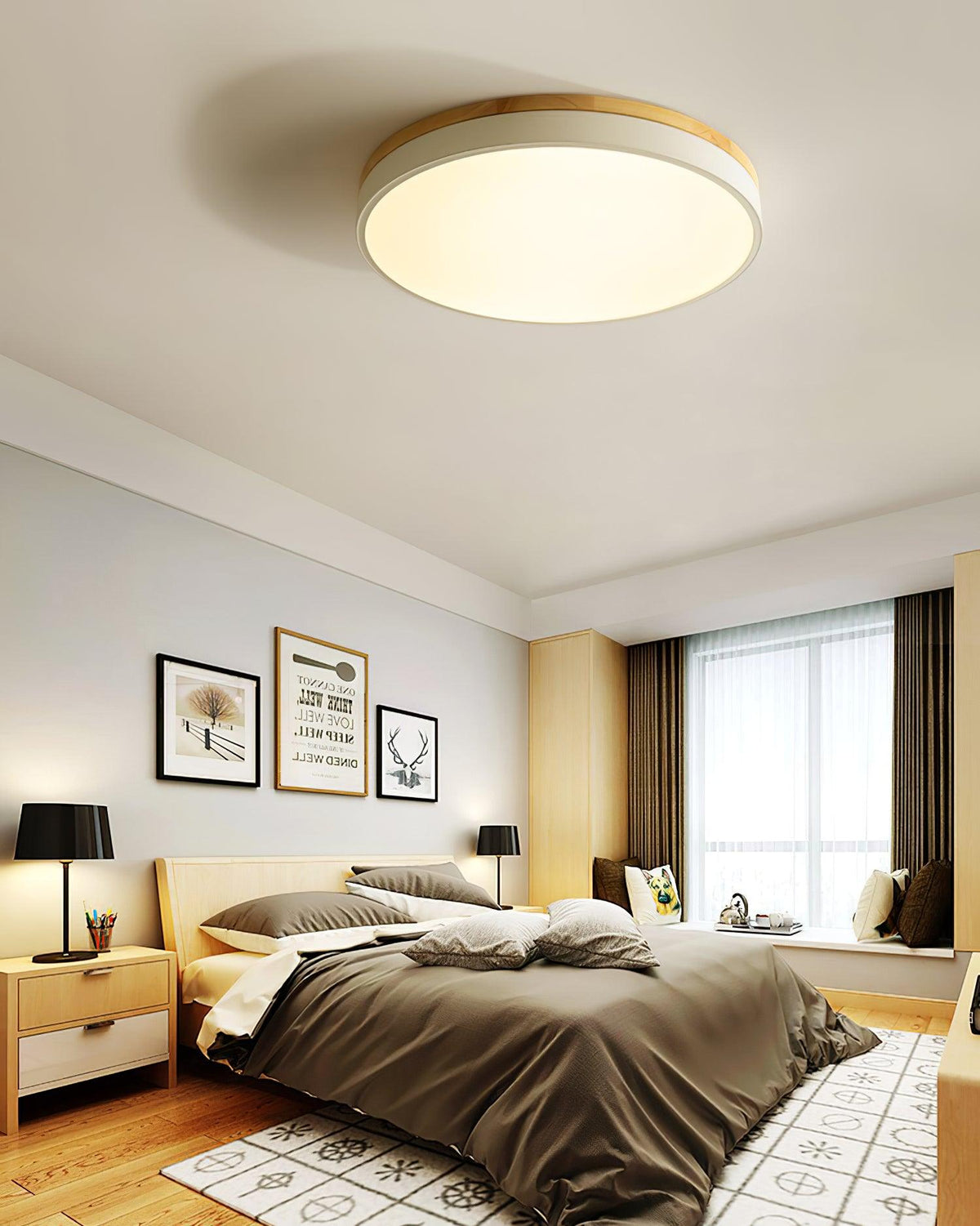 Ledge Round Ceiling Light