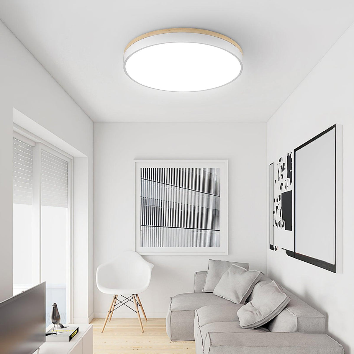 Ledge Round Ceiling Light