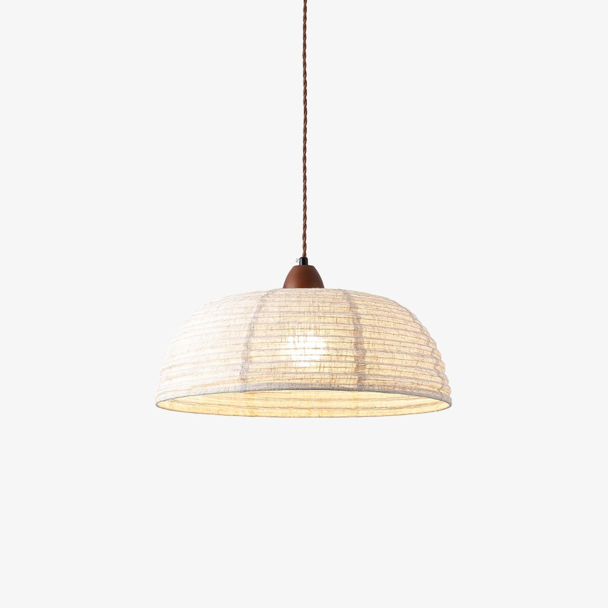 Woven Bell Pendant Light