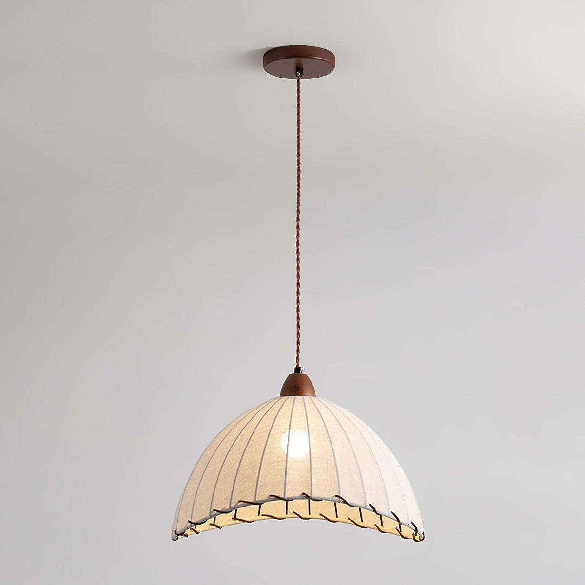 Woven Bell Pendant Light