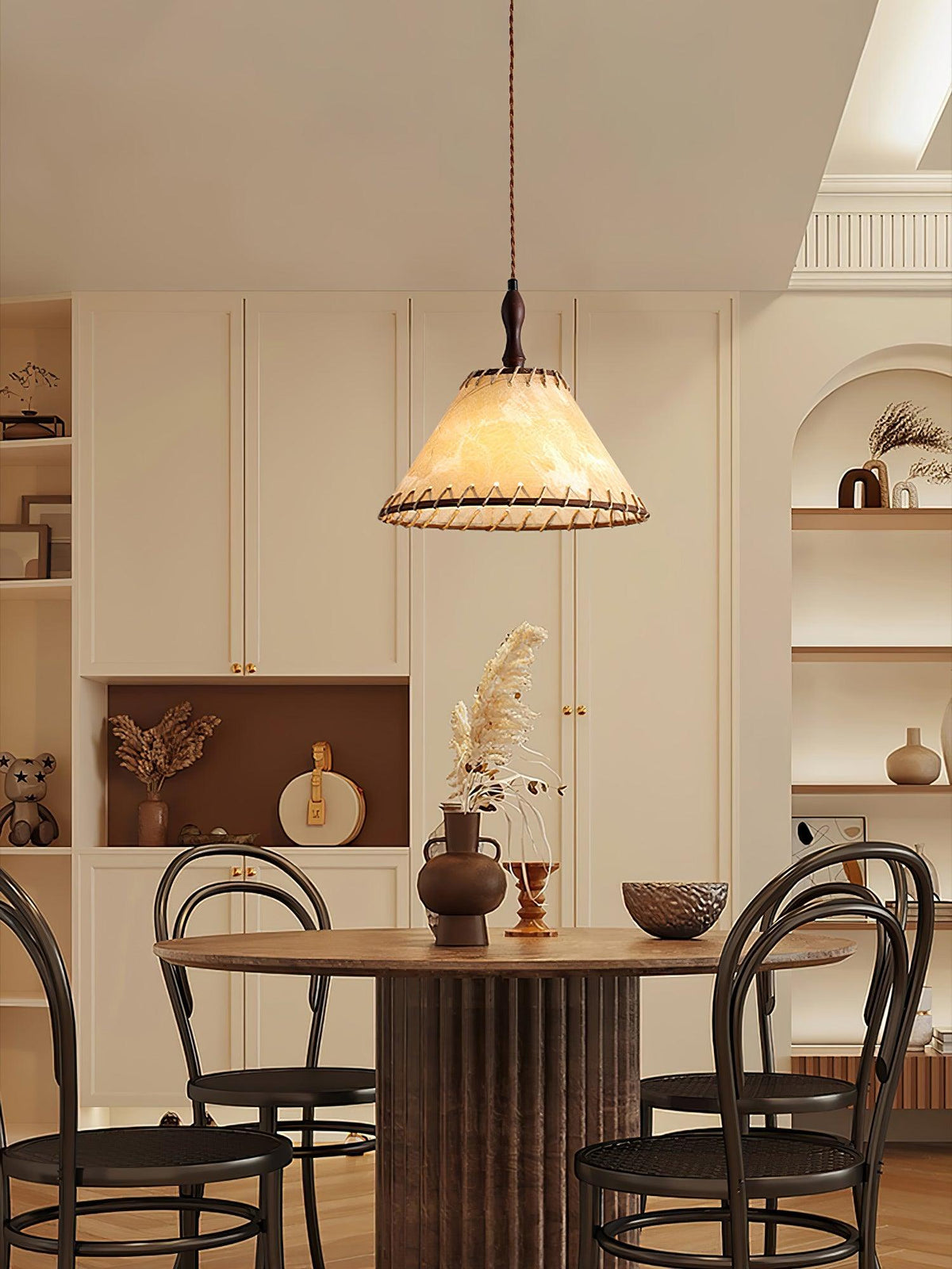 Woven Bell Pendant Light