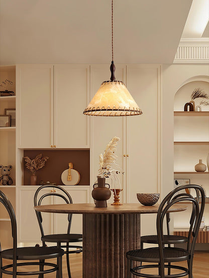 Woven Bell Pendant Light