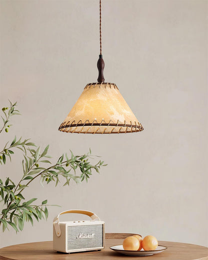 Woven Bell Pendant Light