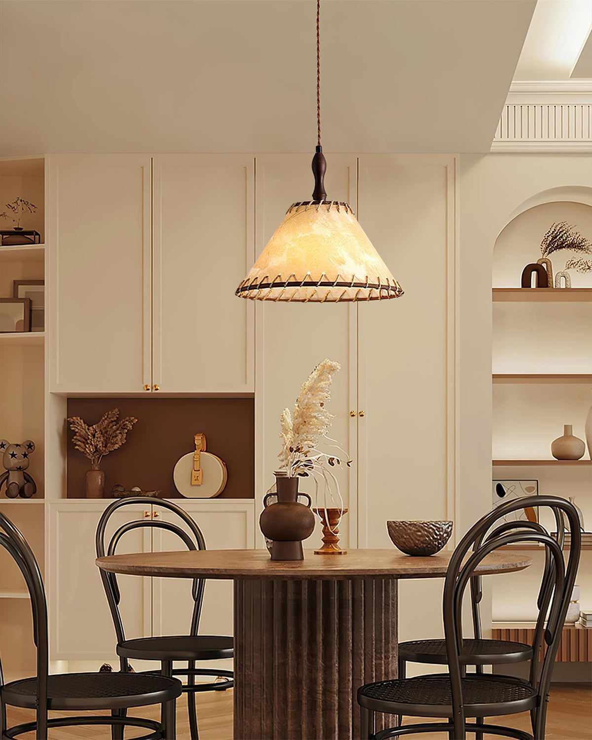Woven Bell Pendant Light