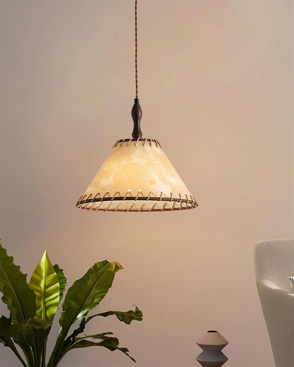 Woven Bell Pendant Light