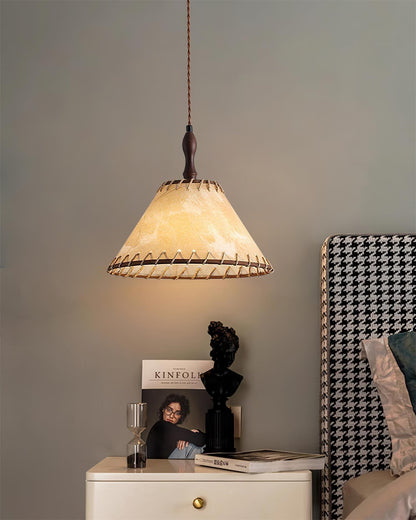 Woven Bell Pendant Light