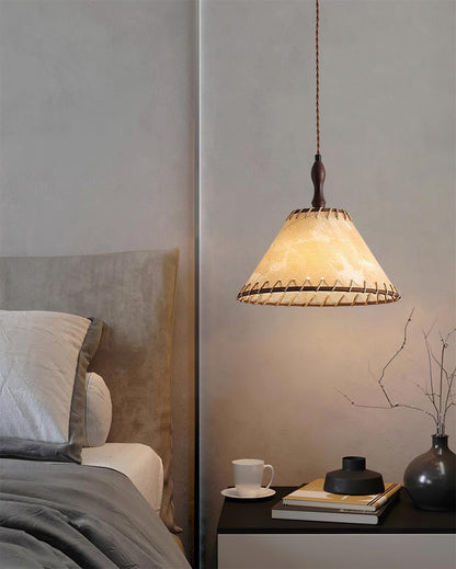 Woven Bell Pendant Light