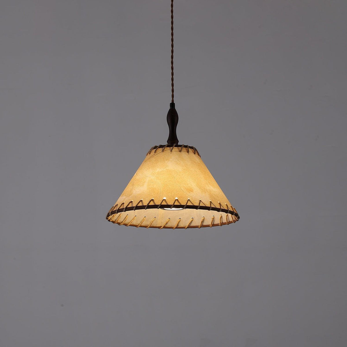 Woven Bell Pendant Light