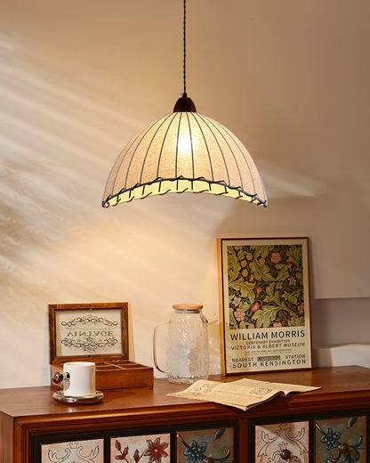 Woven Bell Pendant Light