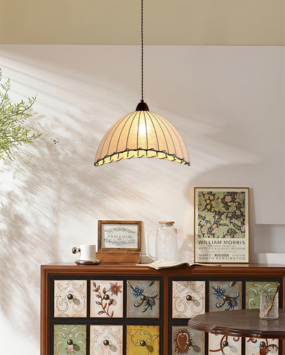 Woven Bell Pendant Light