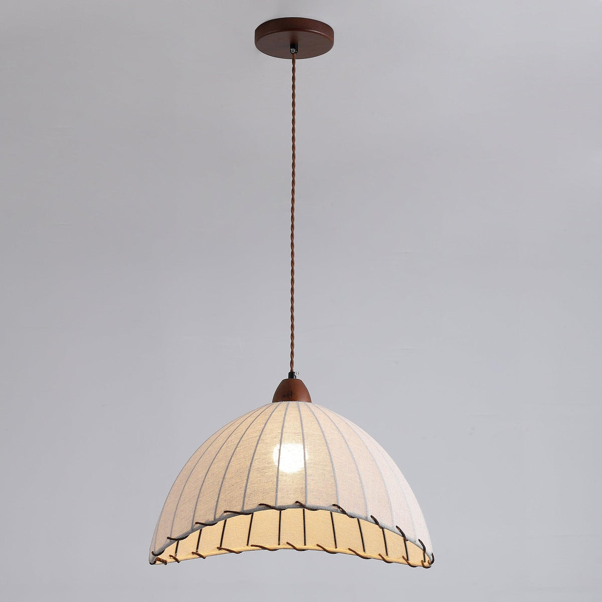 Woven Bell Pendant Light