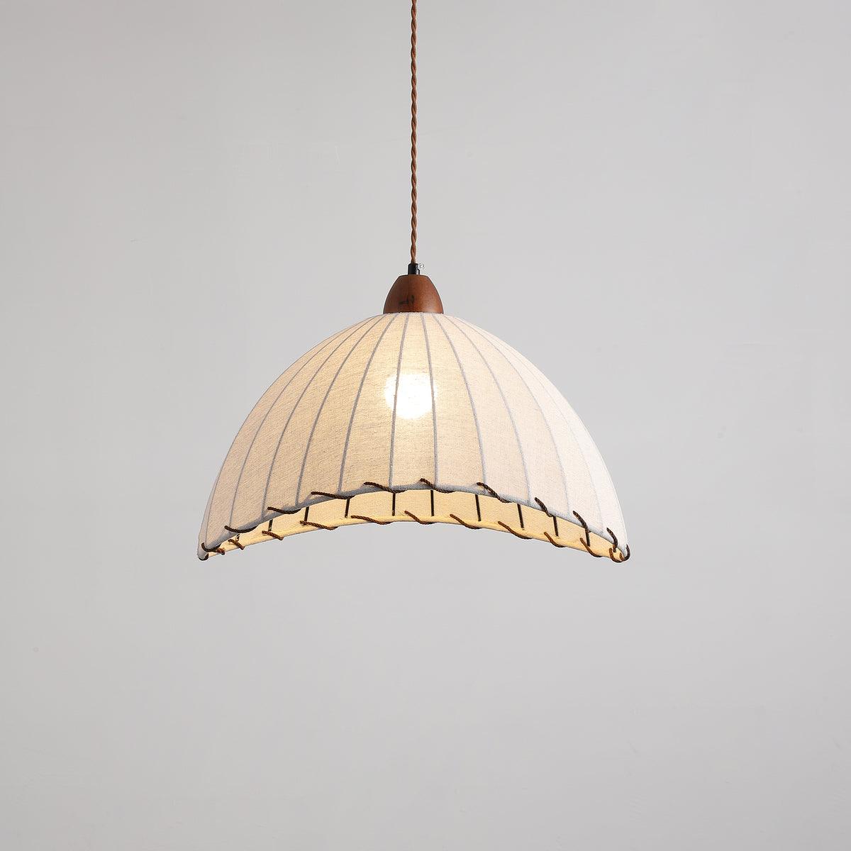 Woven Bell Pendant Light