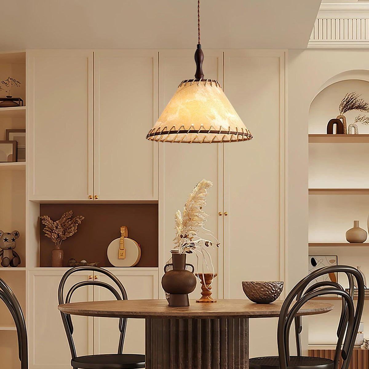 Woven Bell Pendant Light