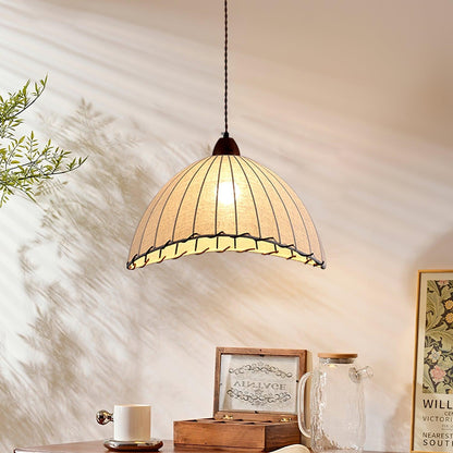 Woven Bell Pendant Light