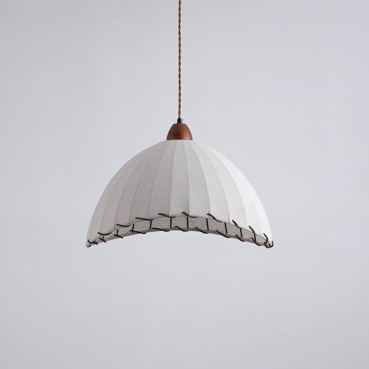 Woven Bell Pendant Light