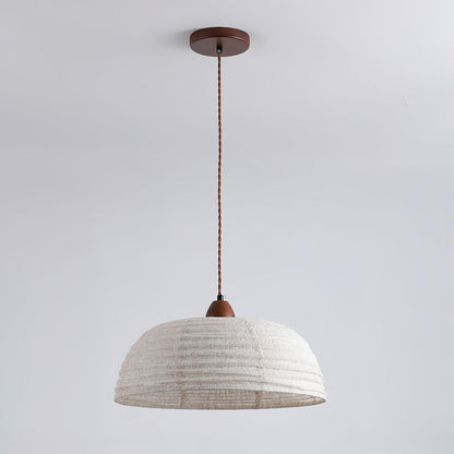 Woven Bell Pendant Light