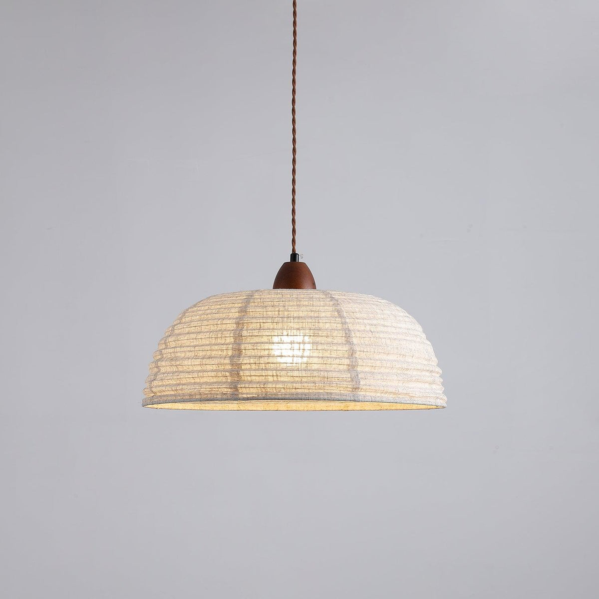 Woven Bell Pendant Light