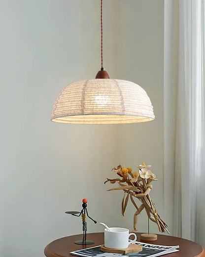 Woven Bell Pendant Light