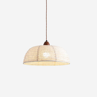 Woven Bell Pendant Light