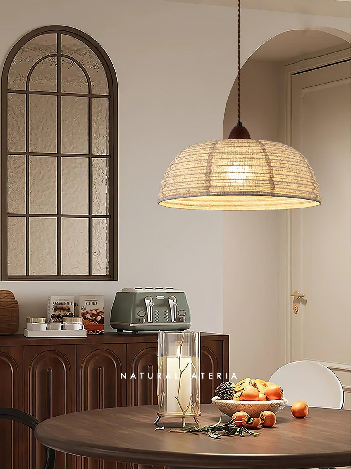 Woven Bell Pendant Light