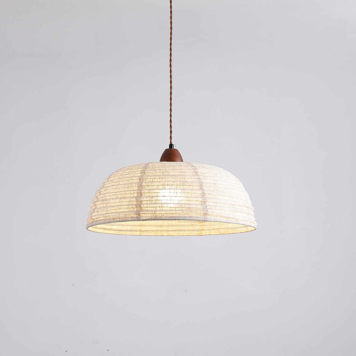 Woven Bell Pendant Light