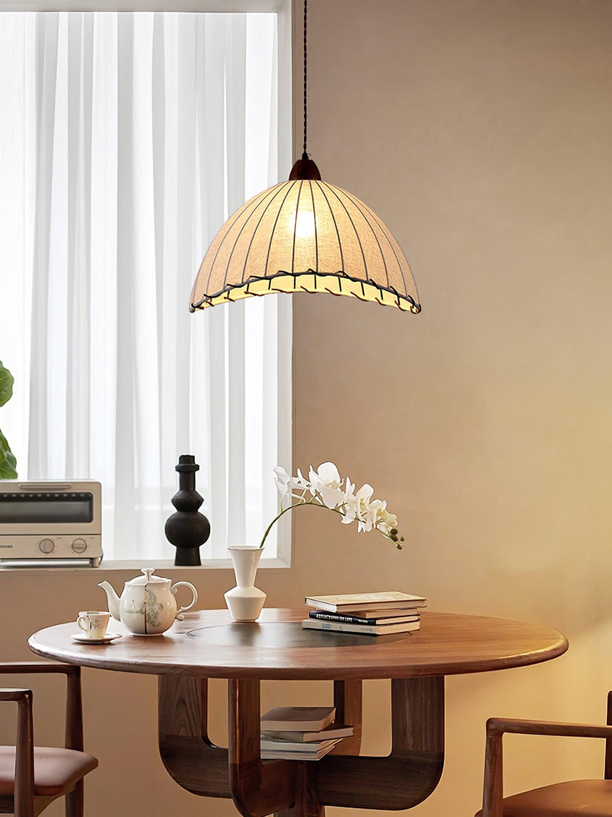 Woven Bell Pendant Light