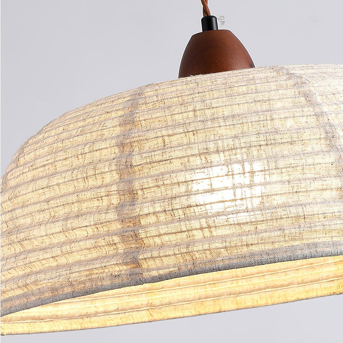 Woven Bell Pendant Light