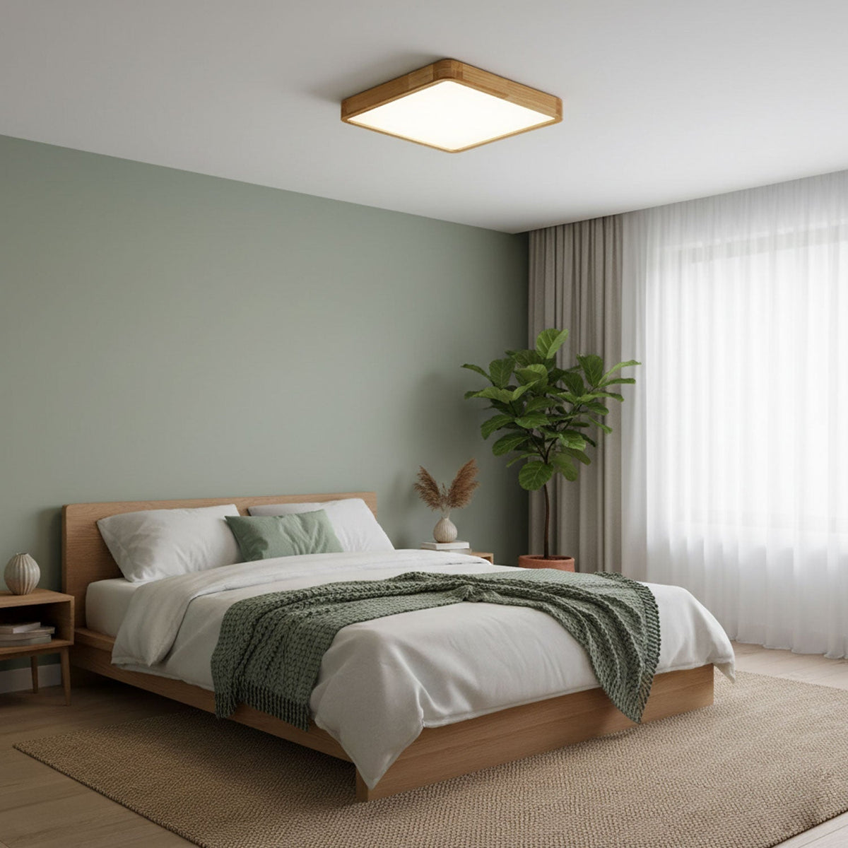 Ledge Timber Ceiling Light