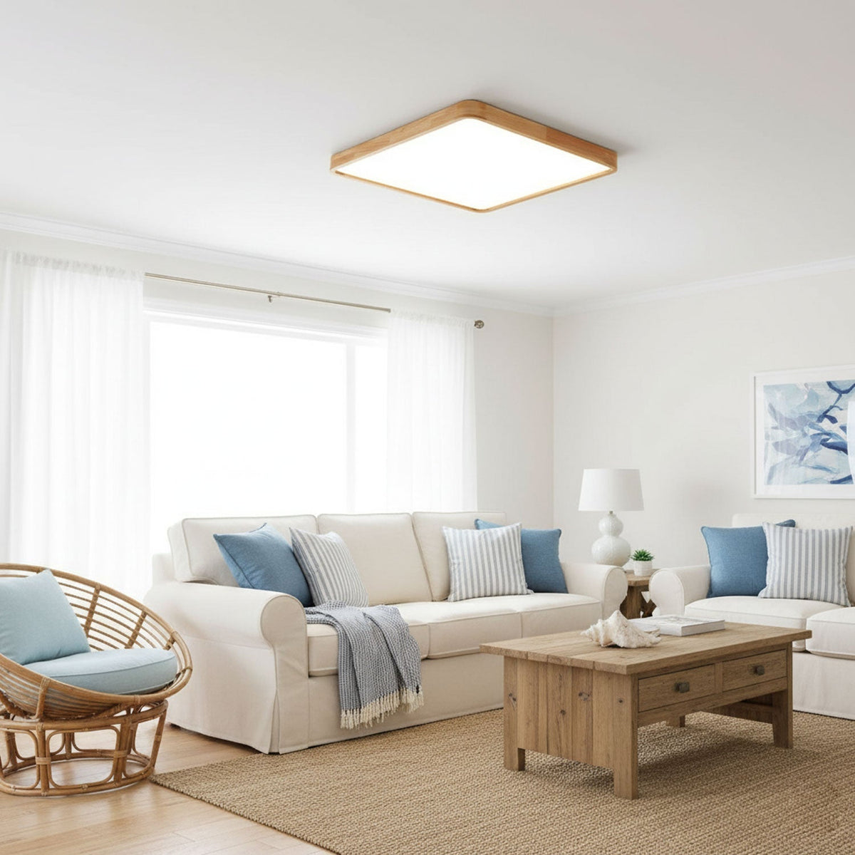 Ledge Timber Ceiling Light