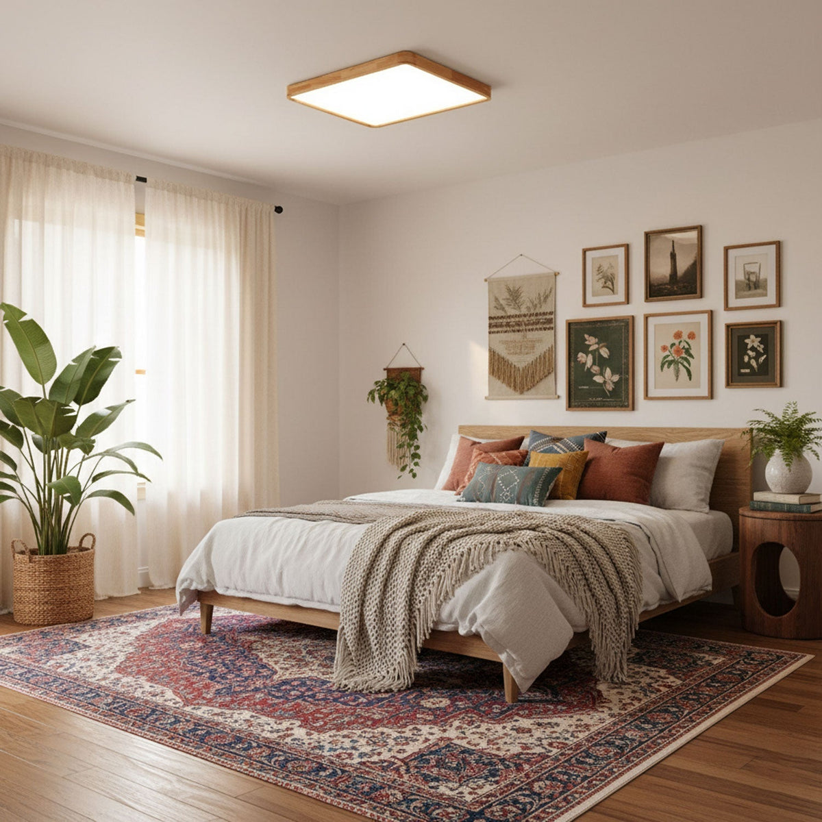Ledge Timber Ceiling Light