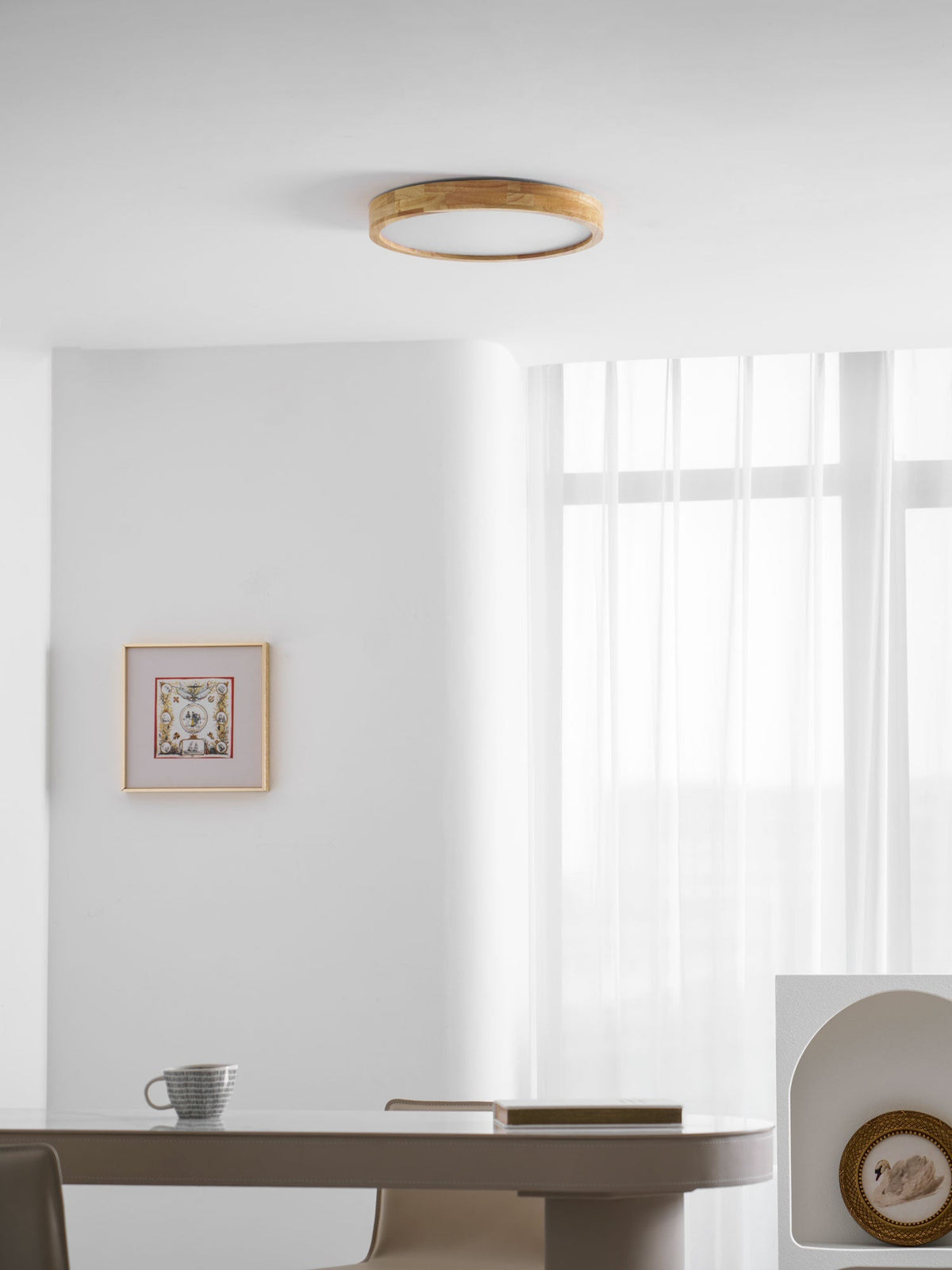 Ledge Timber Ceiling Light