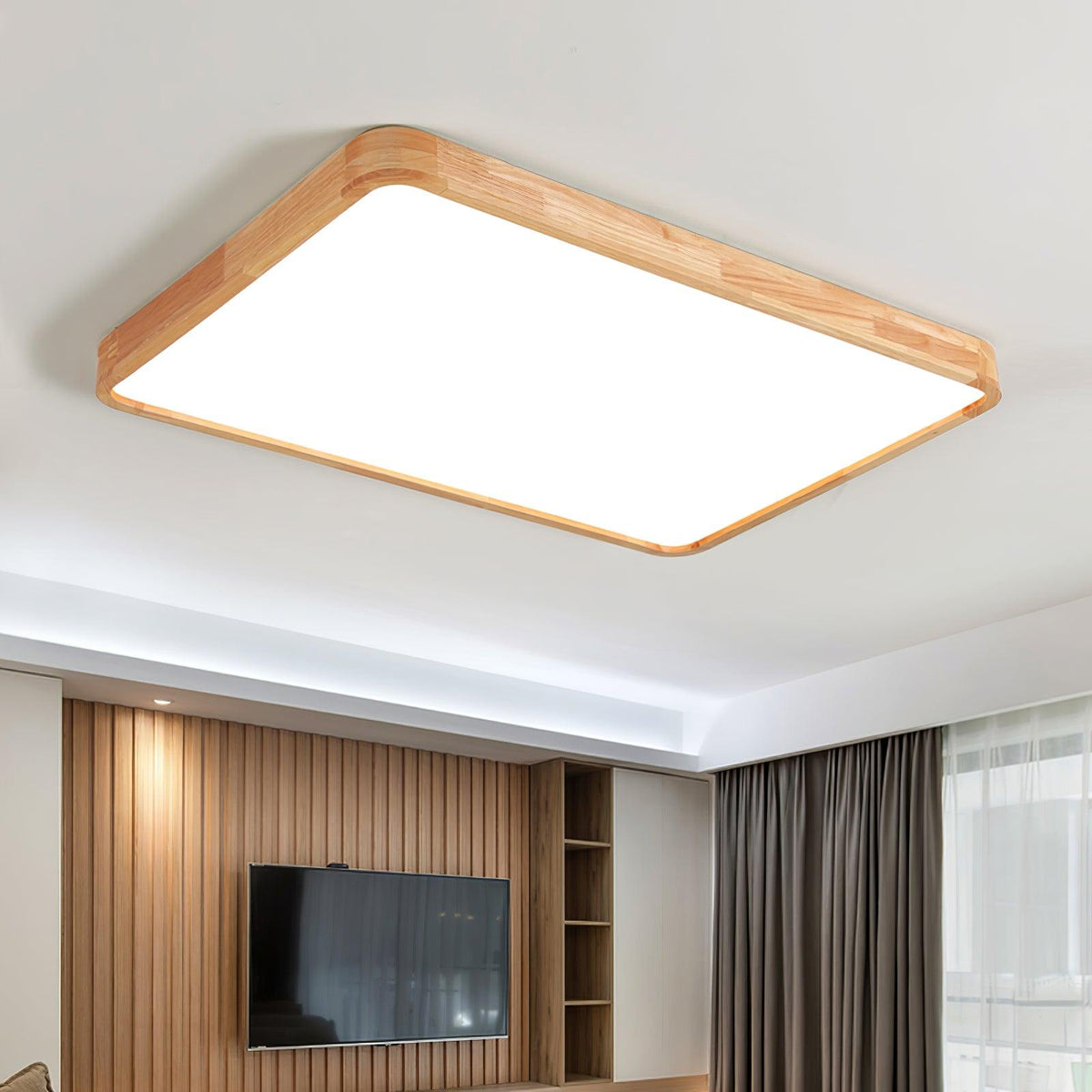 Ledge Timber Ceiling Light