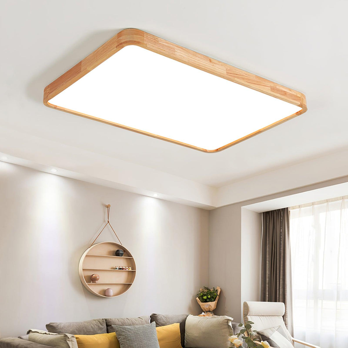 Ledge Timber Ceiling Light