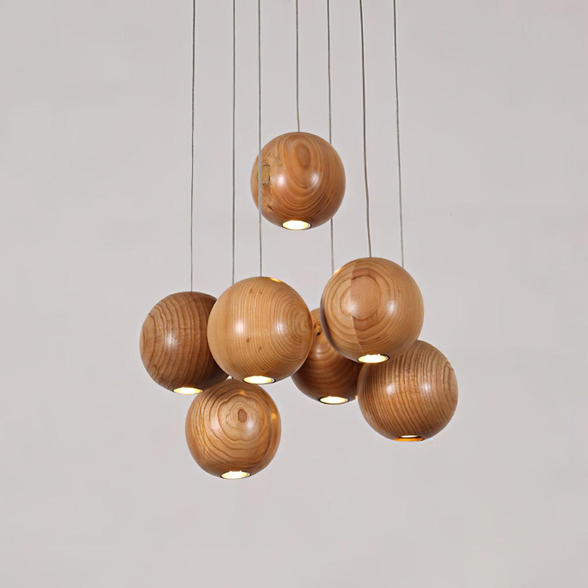 Timber Cluster Pendant Light