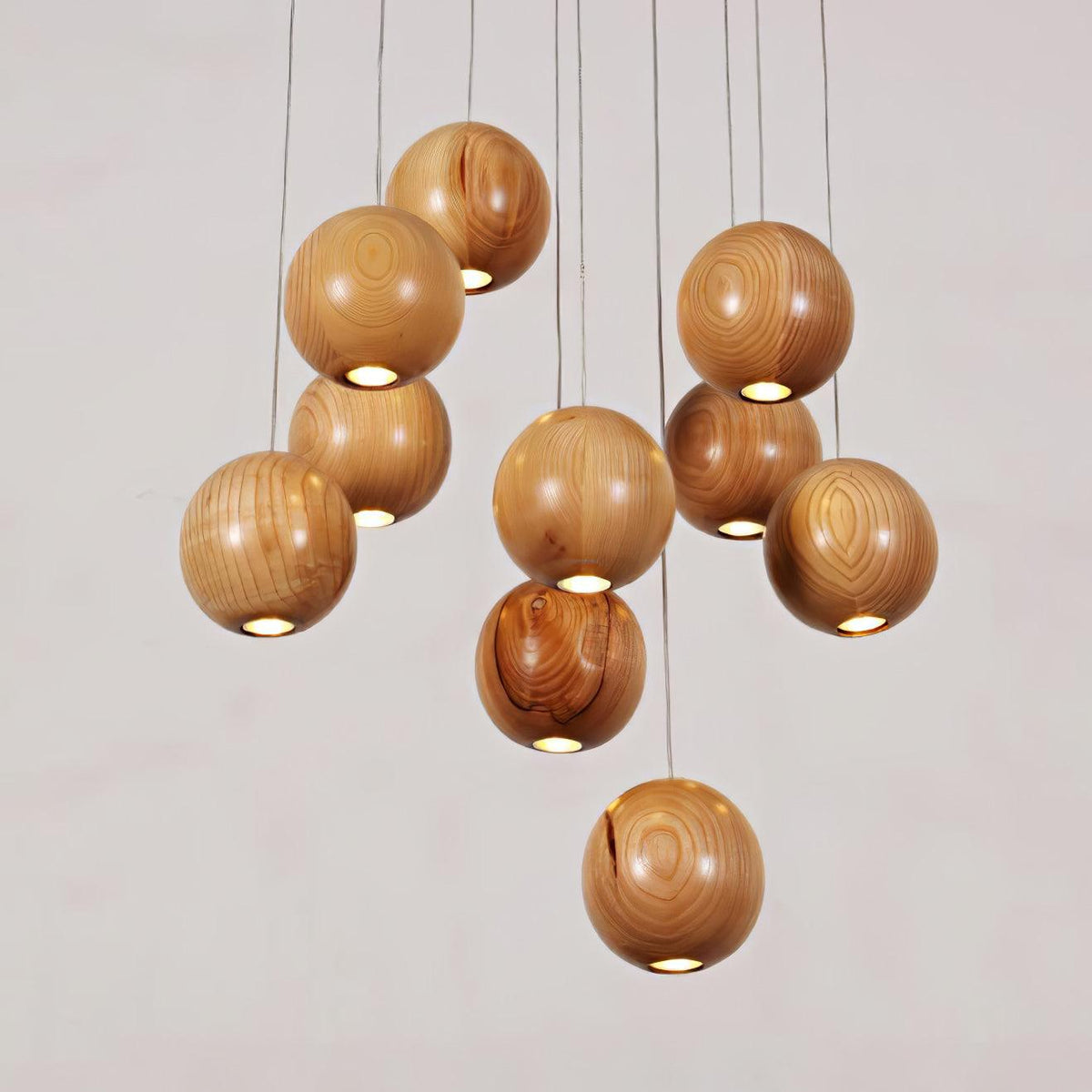 Timber Cluster Pendant Light