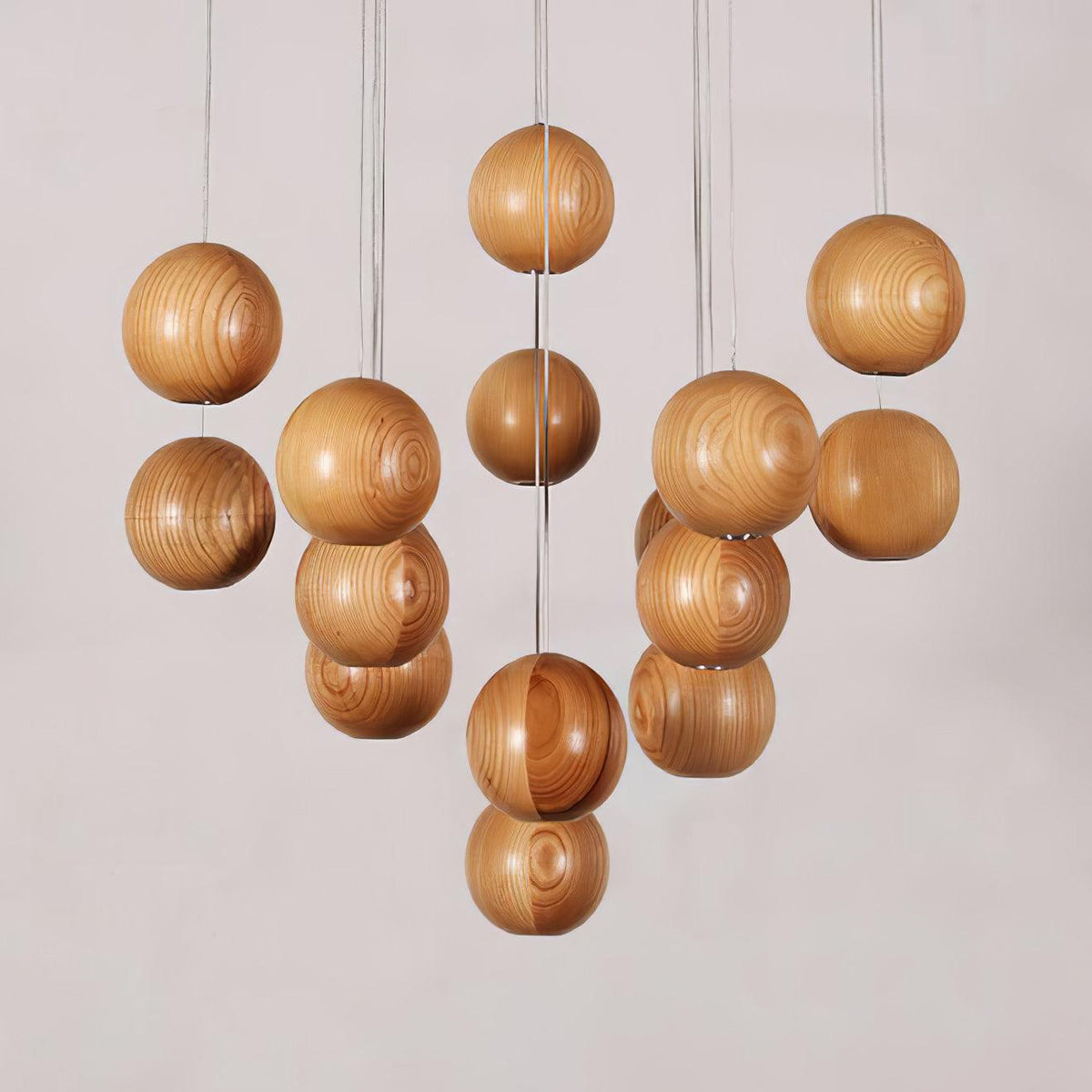 Timber Cluster Pendant Light